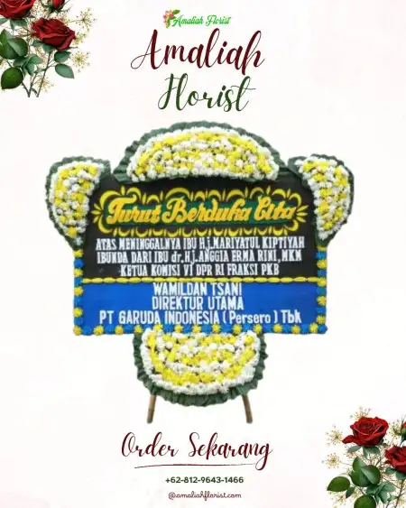 Papan Bunga Duka Kayu Aro